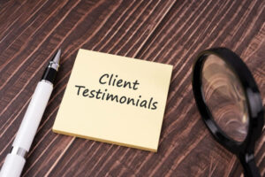 You can't overdo testimonials