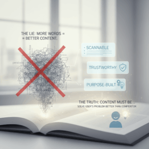 The Content Crisis - You Wrote a Brochure, Not a Solution